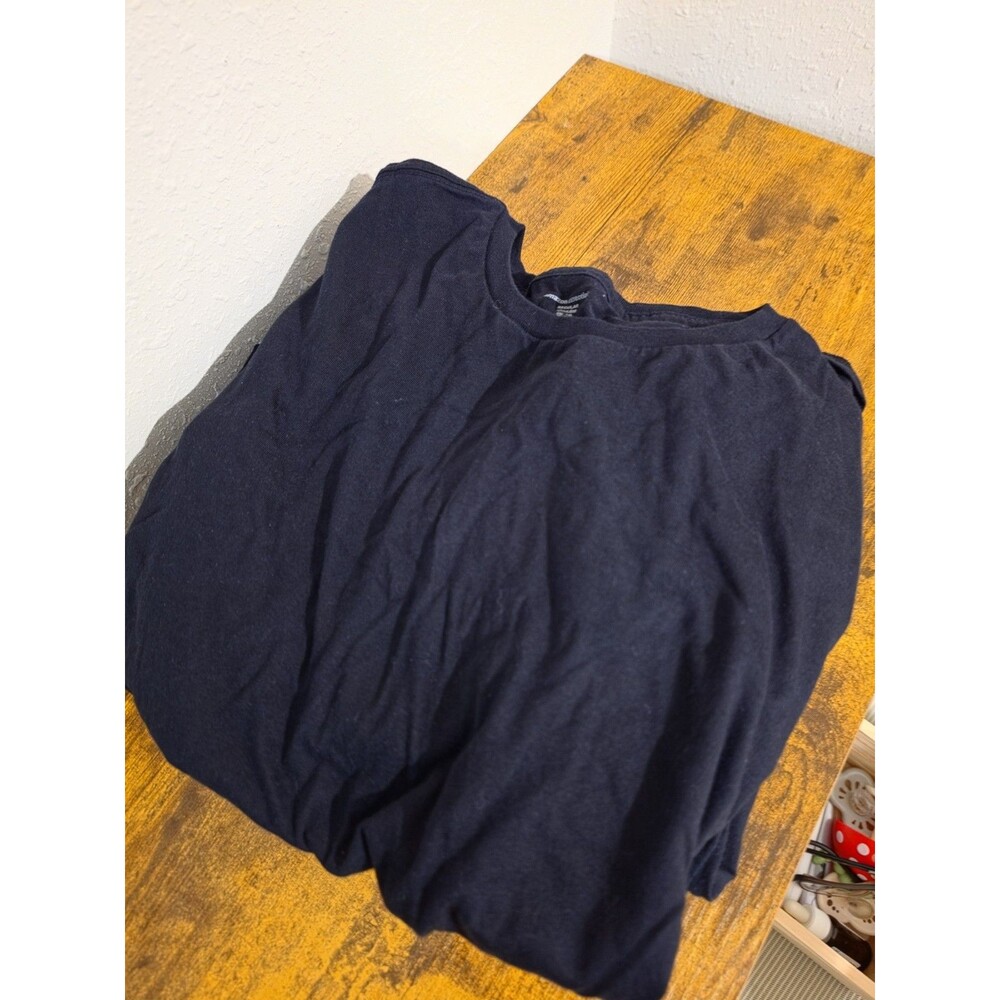 Amazon Basics Men's Black T-Shirts XXL 6-Pack Short Sleeve Crew Neck New